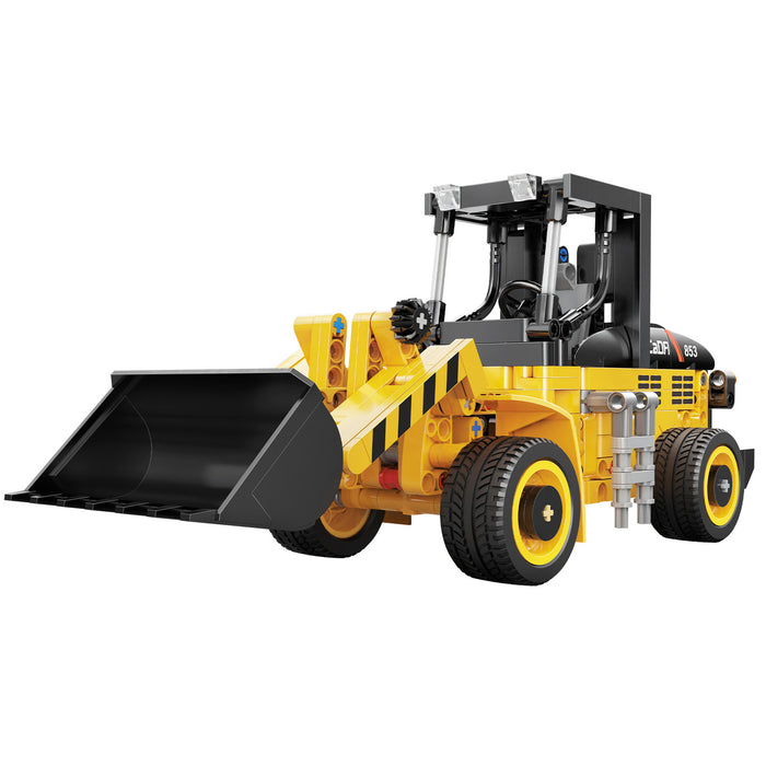 CaDA Bricks - Mini Engineering Loader / Wheel Loader - 403 pcs