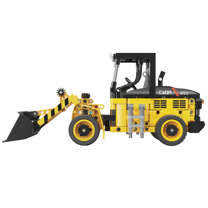CaDA Bricks - Mini Engineering Loader / Wheel Loader - 403 pcs