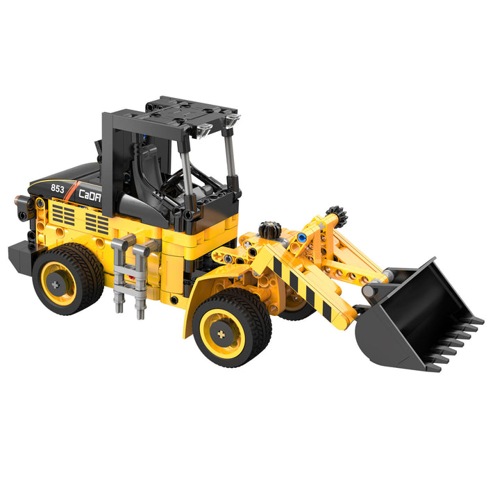 CaDA Bricks - Mini Engineering Loader / Wheel Loader - 403 pcs