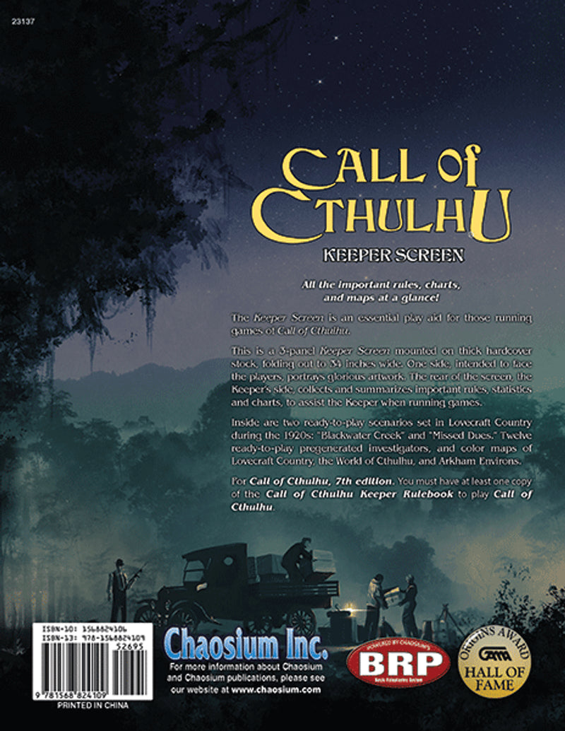 Call of Cthulhu: Keeper Screen Pack (7th ED.)