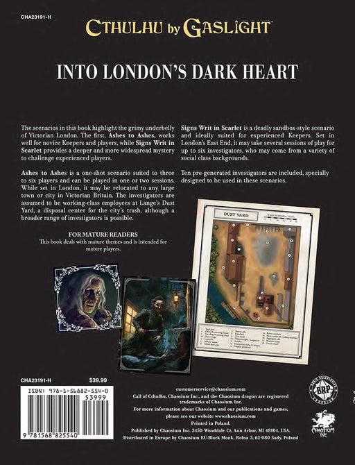 Cthulhu by Gaslight: Dust and Blood (Hardcover)