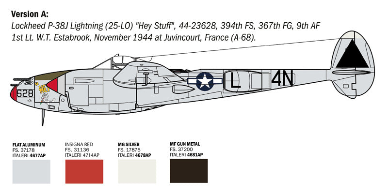 Italeri P-38 J Lightning 1:48