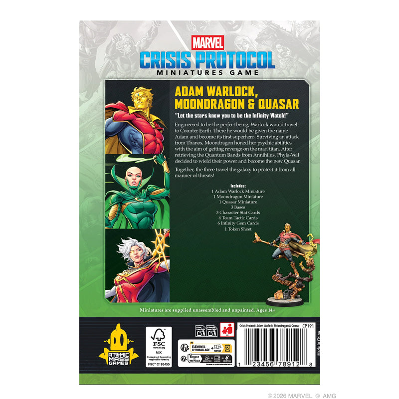 Adam Warlock, Moondragon & Quasar