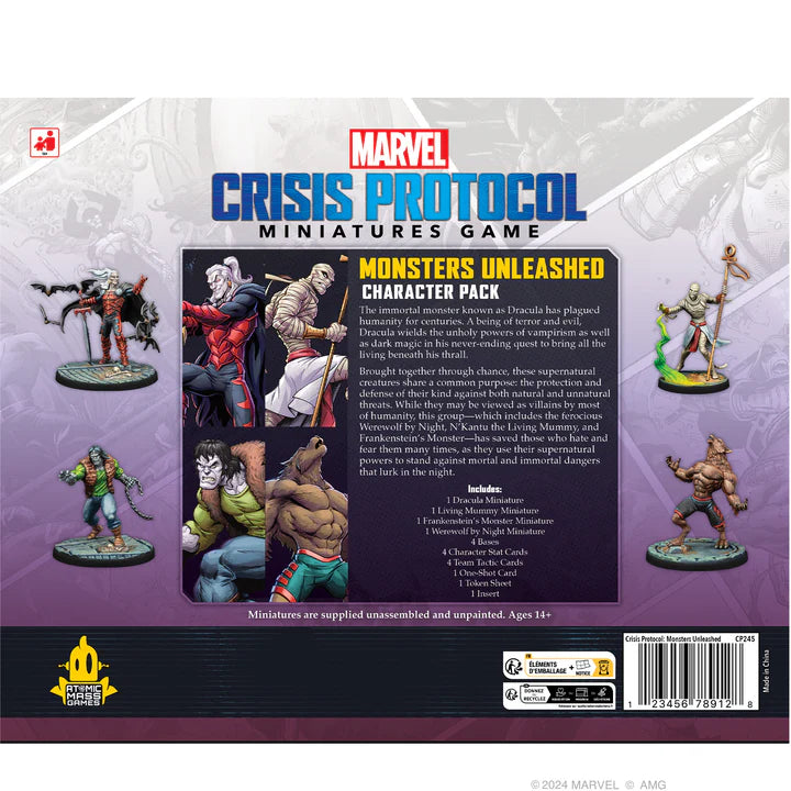 Monsters Unleashed Character Pack