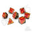 CritStones Geode Resin Dice Set - Gemcutter's Ruby (7pcs)