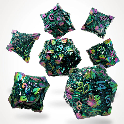 CritStones Metal RPG Dice Set - Wildgrove Relics (7pcs)