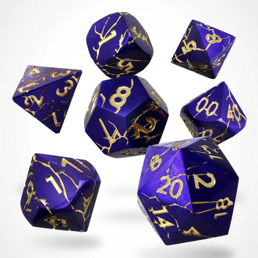CritStones Metal RPG Dice Set - Fatewritten (7pcs)
