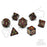 CritStones Metal Dice Set - Volcanic Valor (7pcs)