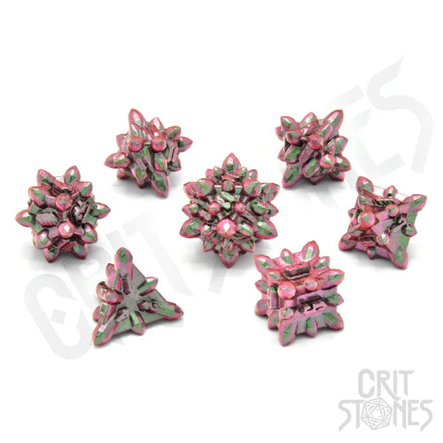 CritStones Spikey Metal Dice Set - Arcane Ammo (7pcs)