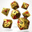 CritStones Wyrmgold Metal RPG Dice Set (7pcs)