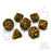 CritStones Hollow Metal Dice Set - Royal Soulreaper (7pcs)