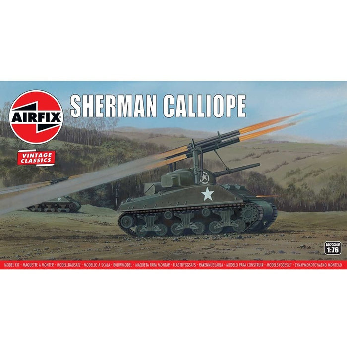 Airfix Vintage Classics Sherman Calliope 1:76 Box Cover