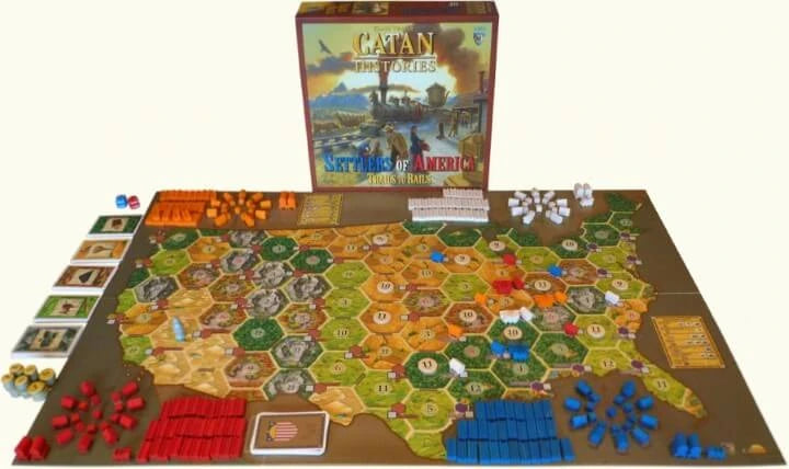 CATAN Histories: Settlers of America - Trails to Rails