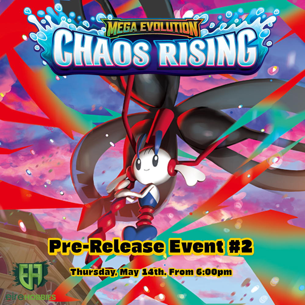 Pokemon TCG Mega Evolution Chaos Rising - Pre-Release Ticket #2 (14/5/26)