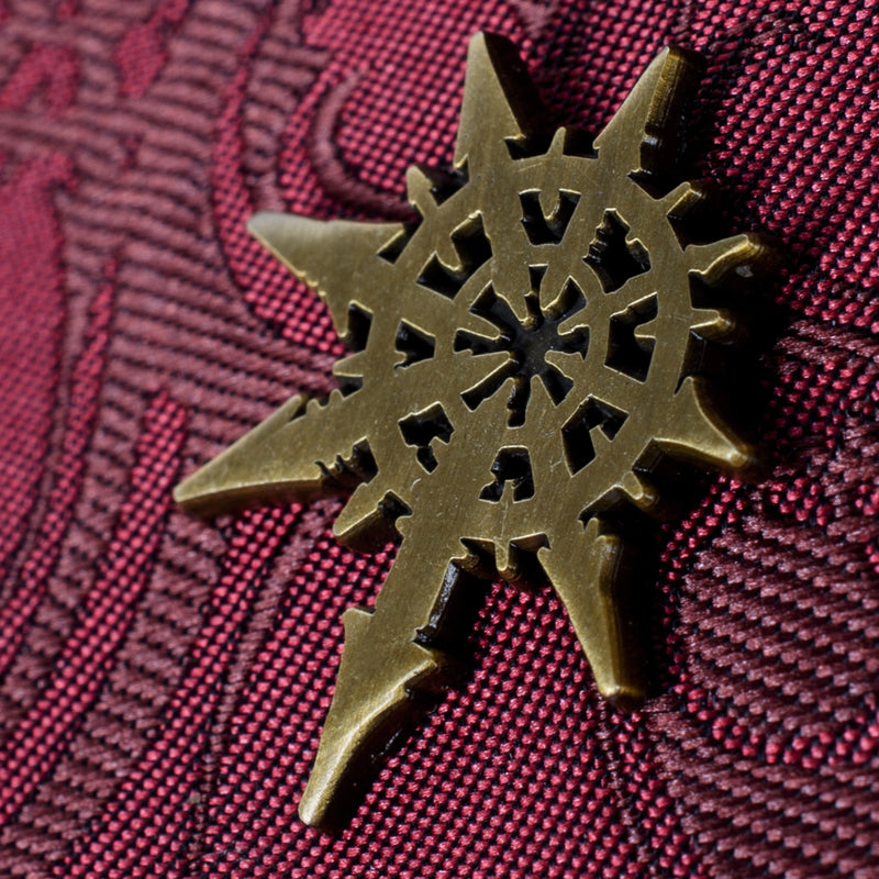 Warhammer 40,000: Chaos Neck Tie with Pin Badge