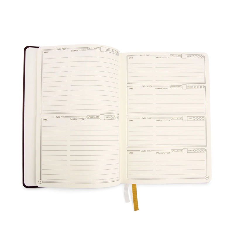 GlassStaff DnD 5e Leather Player Journal - Brown