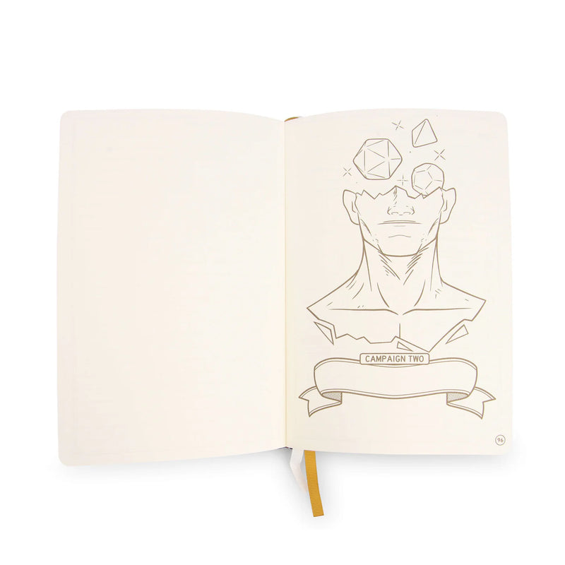 GlassStaff DnD 5e Leather Player Journal - Brown