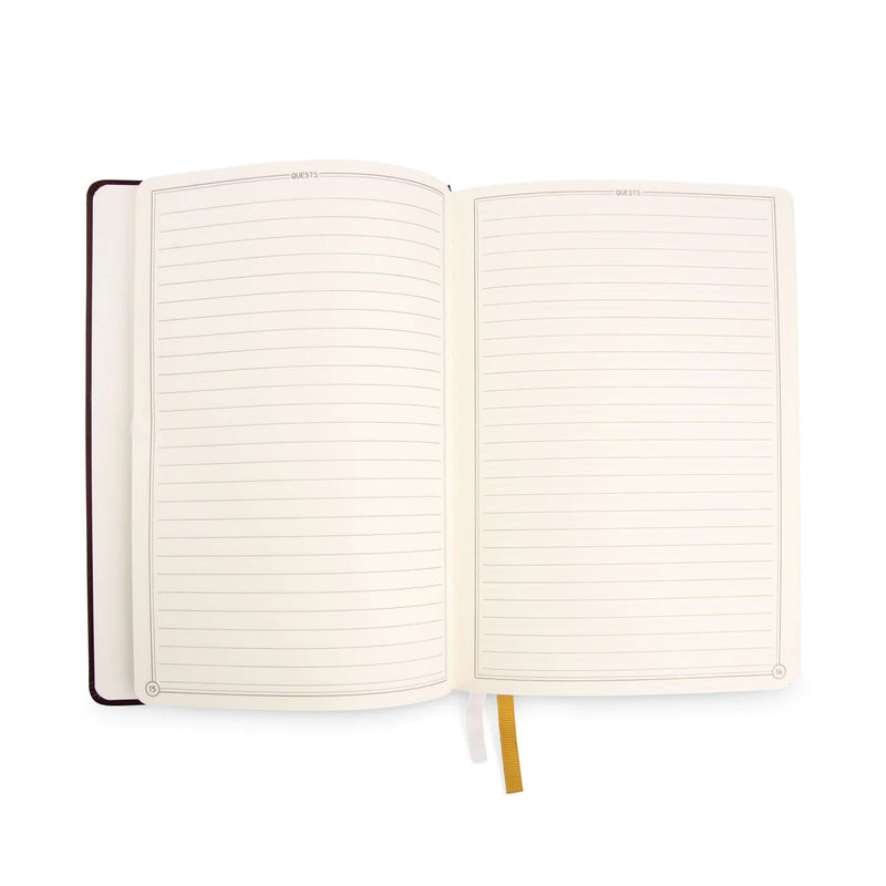 GlassStaff DnD 5e Leather Player Journal - Brown