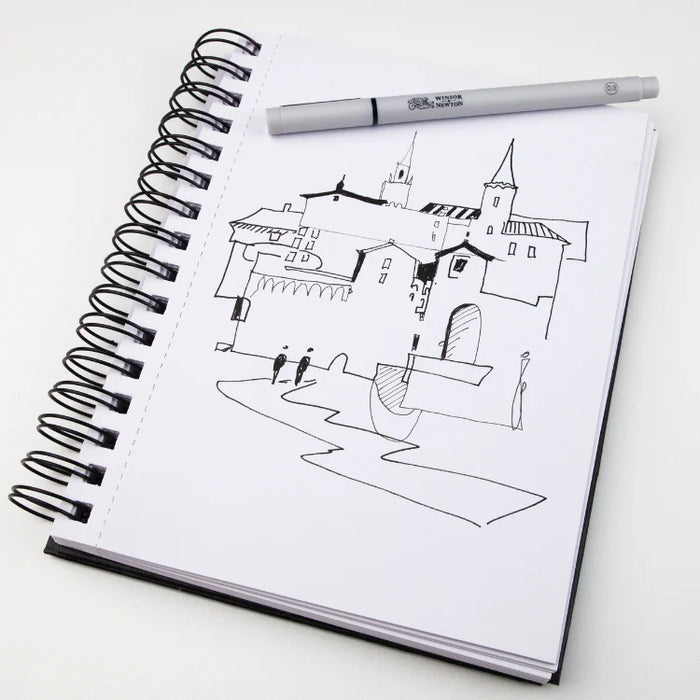 Winsor & Newton Sketch Book 110gsm A4 Spiral 80 Sheets