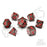 CritStones Metal Dice Set - Infernal Iron (7pcs)