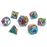 CritStones Metal Dice Set - Prismshock (7pcs)