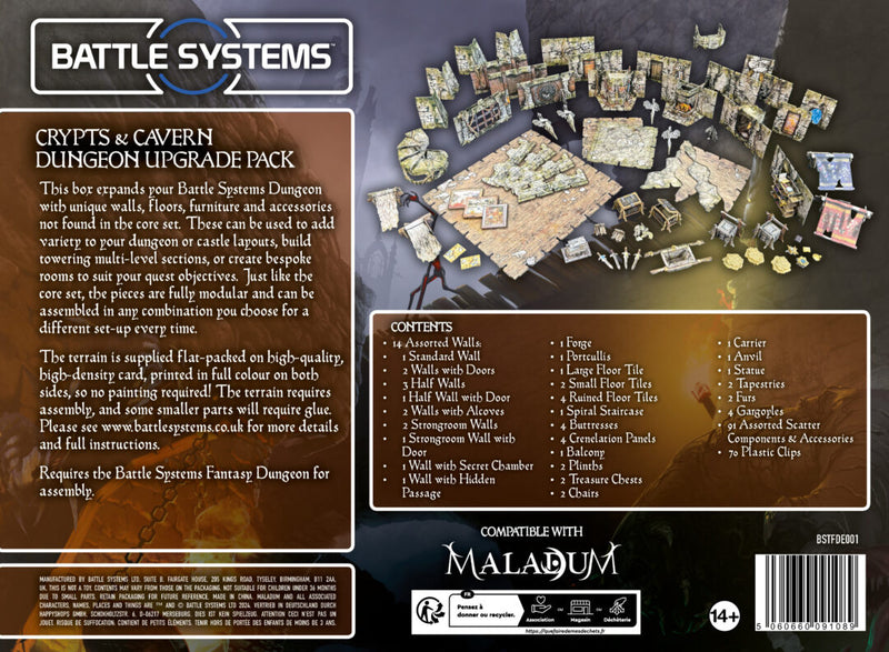 Battle Systems Crypts and Caverns Dungeon Upgrade Pack