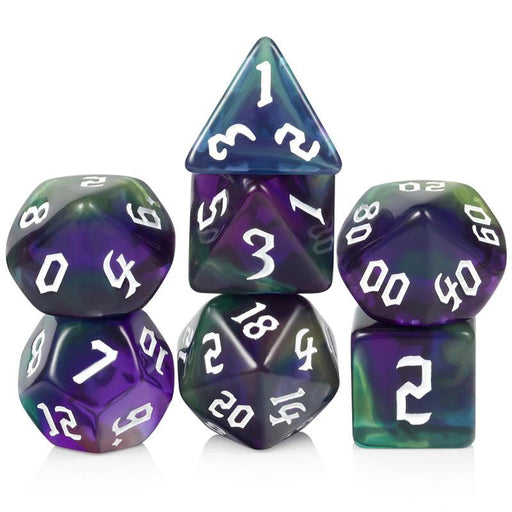 Acrylic Dice Set - Borealis (7pcs)