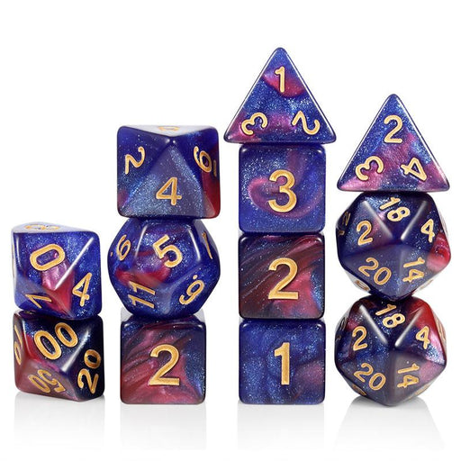 Acrylic Dice Set Cosmos (12pcs)