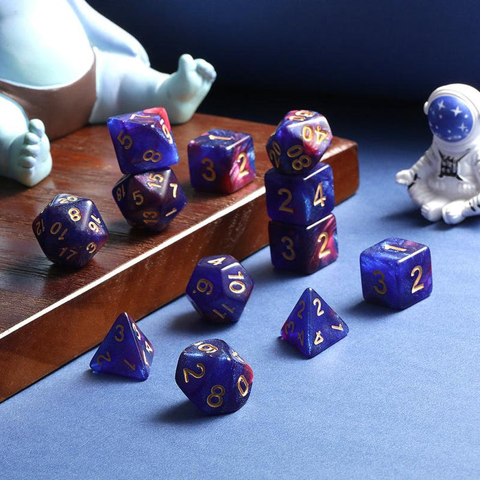 Acrylic Dice Set Cosmos (12pcs)