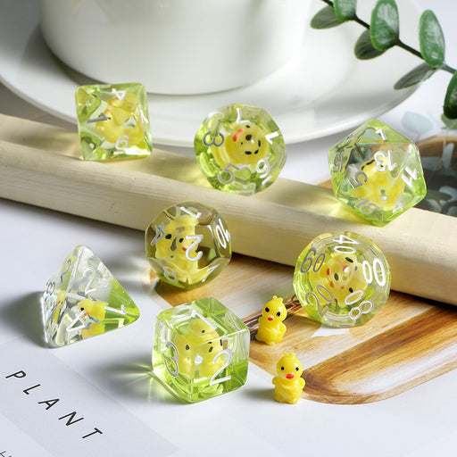 Resin Dice Set - Chick (7pcs)