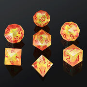 Sharp Edge Dice Set - Sunset (7pcs)