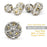 Hollow Orb Dice Set - Dragon Silver & Gold (7pcs