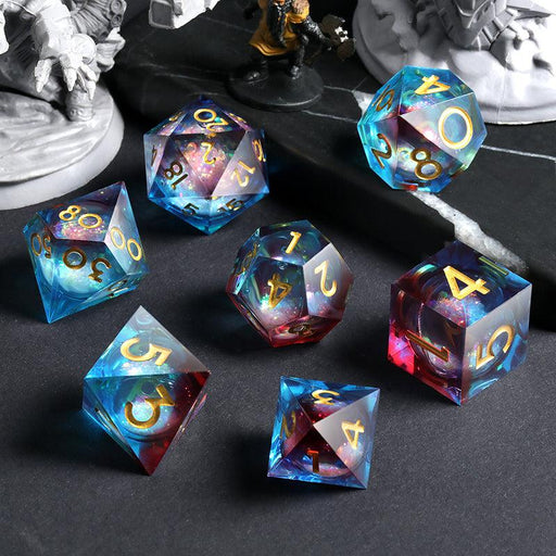 Liquid Core Dice Set - Star Cluster (7pcs)