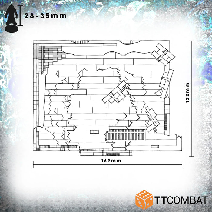 TTCombat - The City, Corner and Dilapidated Rowhouse Destroyed