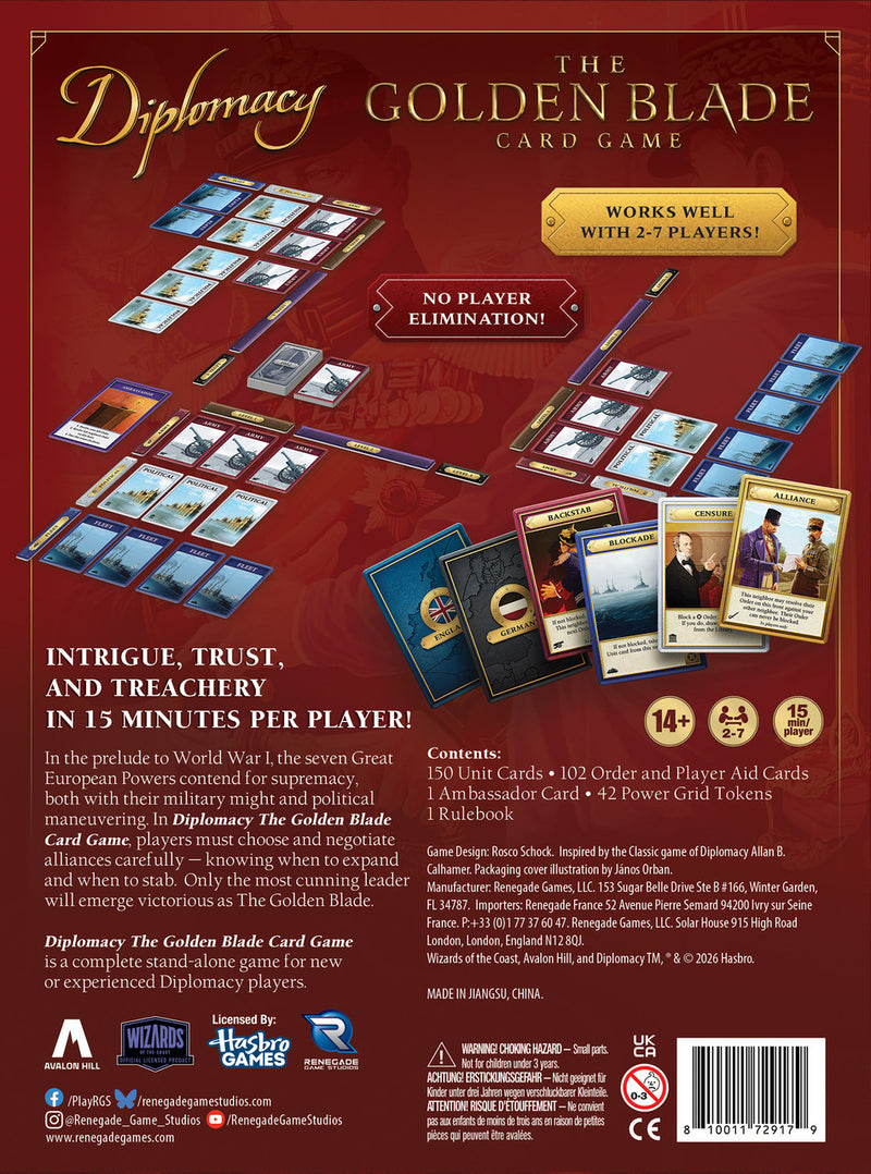 Diplomacy: The Golden Blade