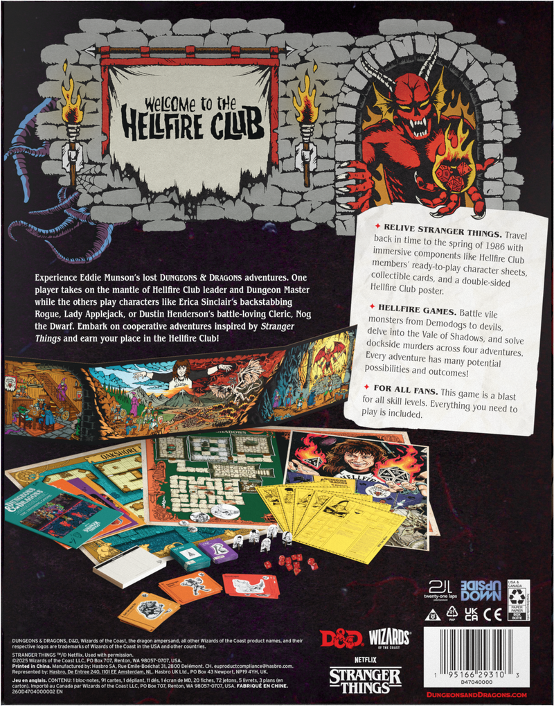 D&D Stranger Things: Welcome to the Hellfire Club