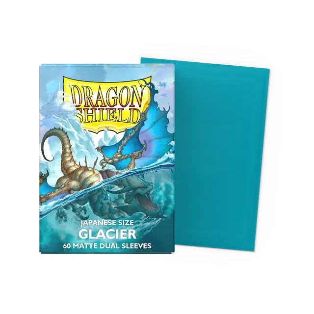 Dragon Shield Japanese Size Sleeves - Matte Dual - Glacier (60 Sleeves)