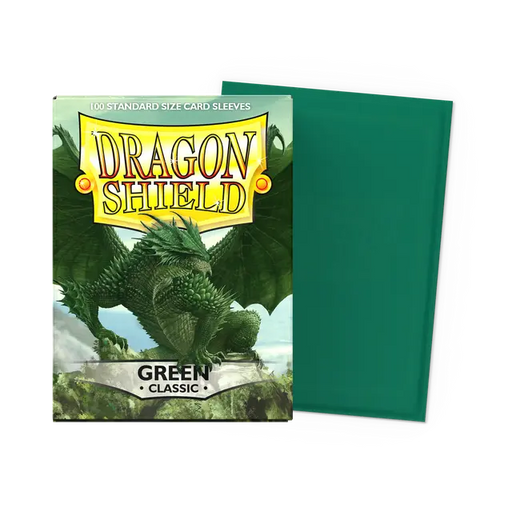 Dragon Shield Standard Sleeves - Green Classic (100 Sleeves)
