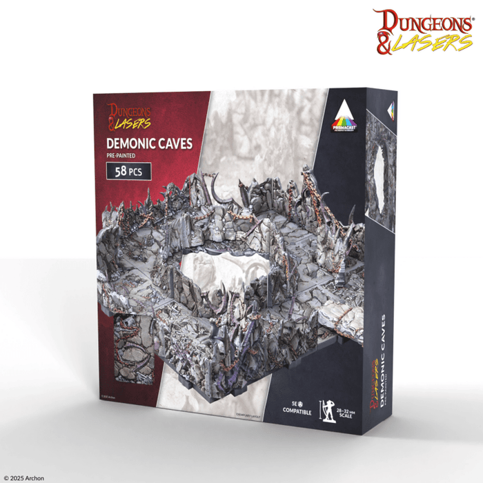 Dungeons & Lasers - Demonic Caves - Pre-Painted