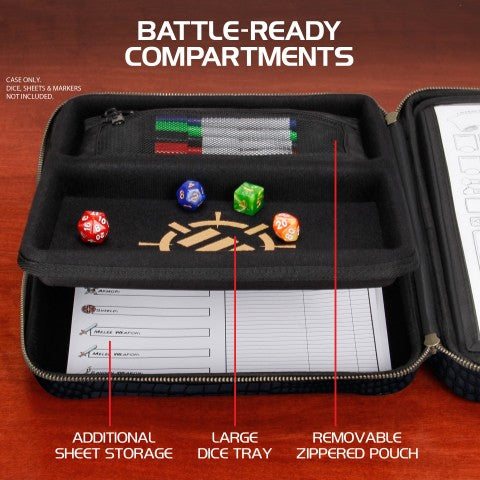 Enhance Gaming RPG Organizer Case Collector's Edition (Black)