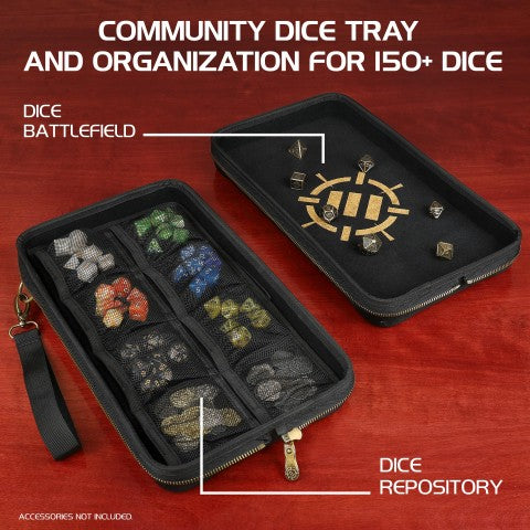 Enhance Gaming Community XL Dice Organizer Case & Tray