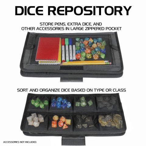 Enhance Gaming Community XL Dice Organizer Case & Tray