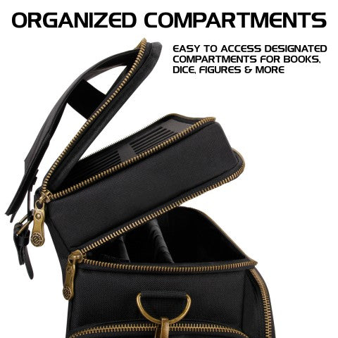 Enhance Gaming Tabletop Adventurer's Travel Bag - Black