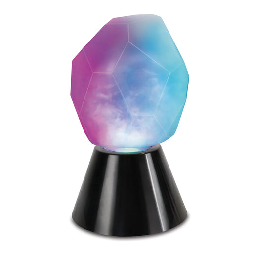 Enhance Tabletop Crystal Lamp with Swirling RGB Lighting