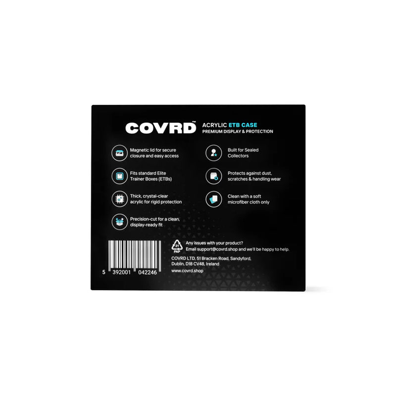 COVRD Acrylic Elite Trainer Box Case