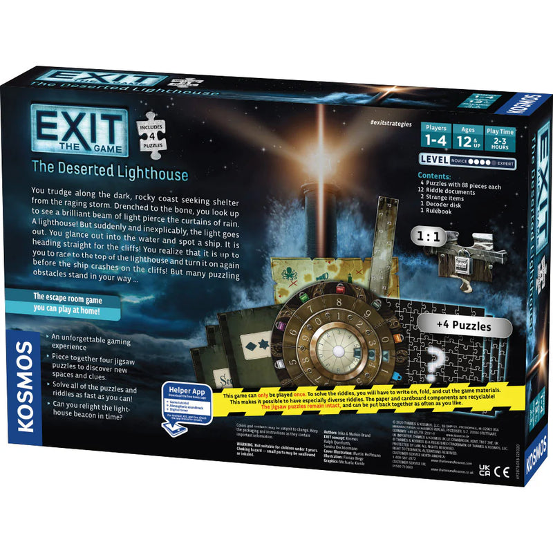 EXIT: The Deserted Lighthouse (with Jigsaw Puzzles)