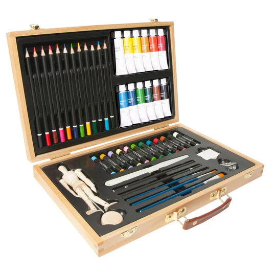 Elements Mixed Media Wooden Art Box Set