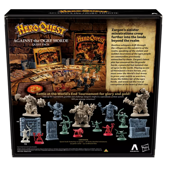 HeroQuest Against The Ogre Horde Quest Pack