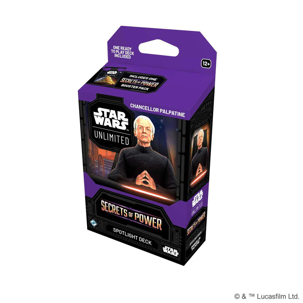 Star Wars Unlimited - Secrets of Power Spotlight Deck: Chancellor Palpatine