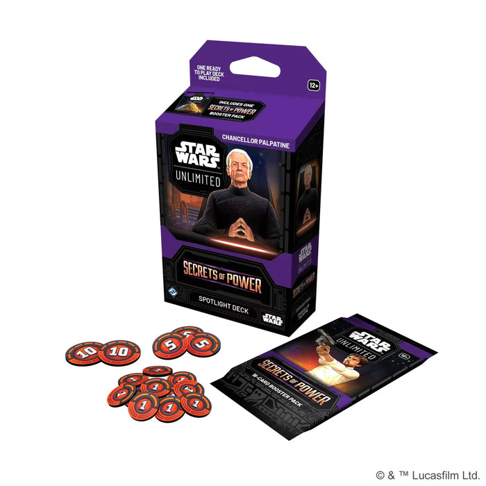 Star Wars Unlimited - Secrets of Power Spotlight Deck: Chancellor Palpatine